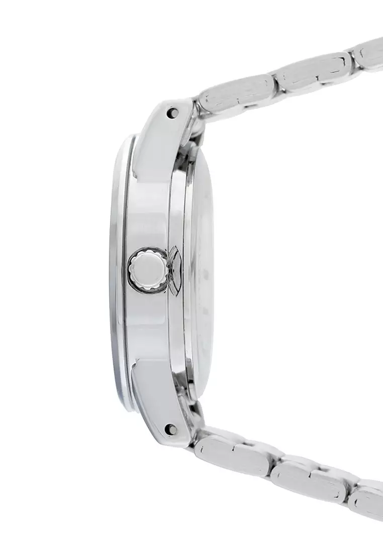 Casio Jam Tangan Wanita - Silver Black - Stainless Steel - LTP-V001D-1B