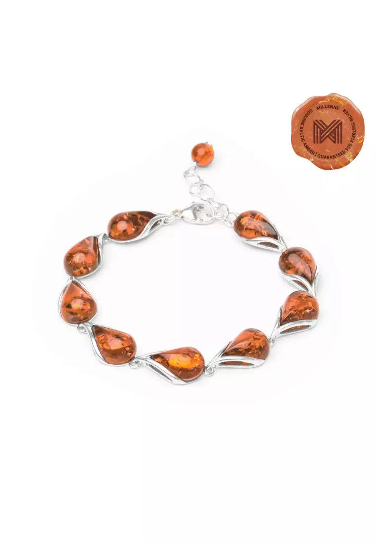 Real on sale amber bracelet