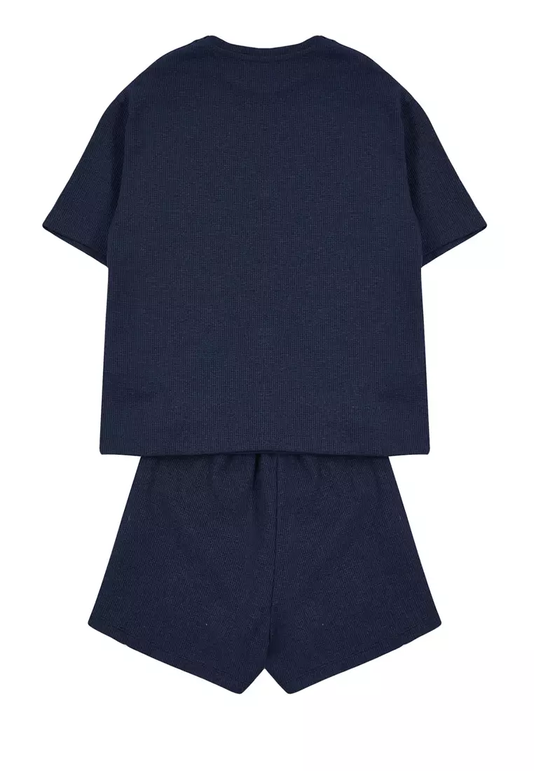 Waffle Knit Pyjamas Set