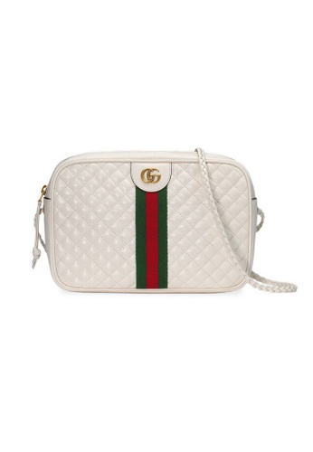 Buy Gucci Gucci Quilted Shoulder Bag In Off White Online On Zalora