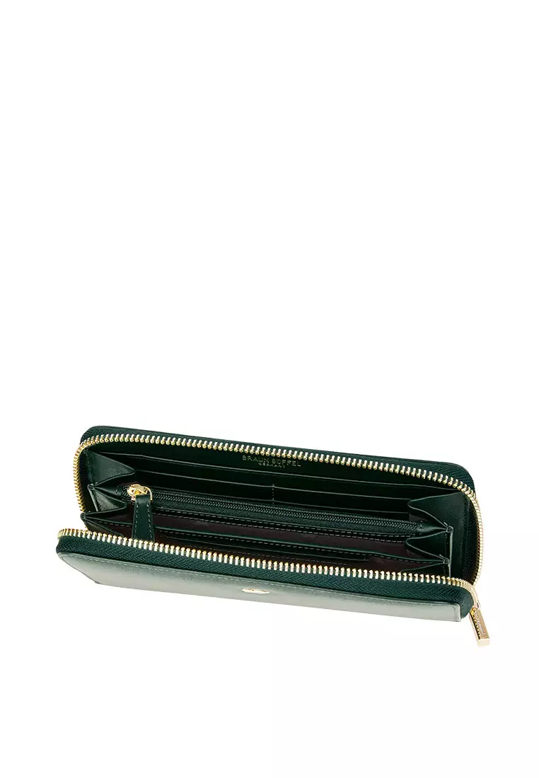 Braun Buffel Ville-A Zip Long Wallet