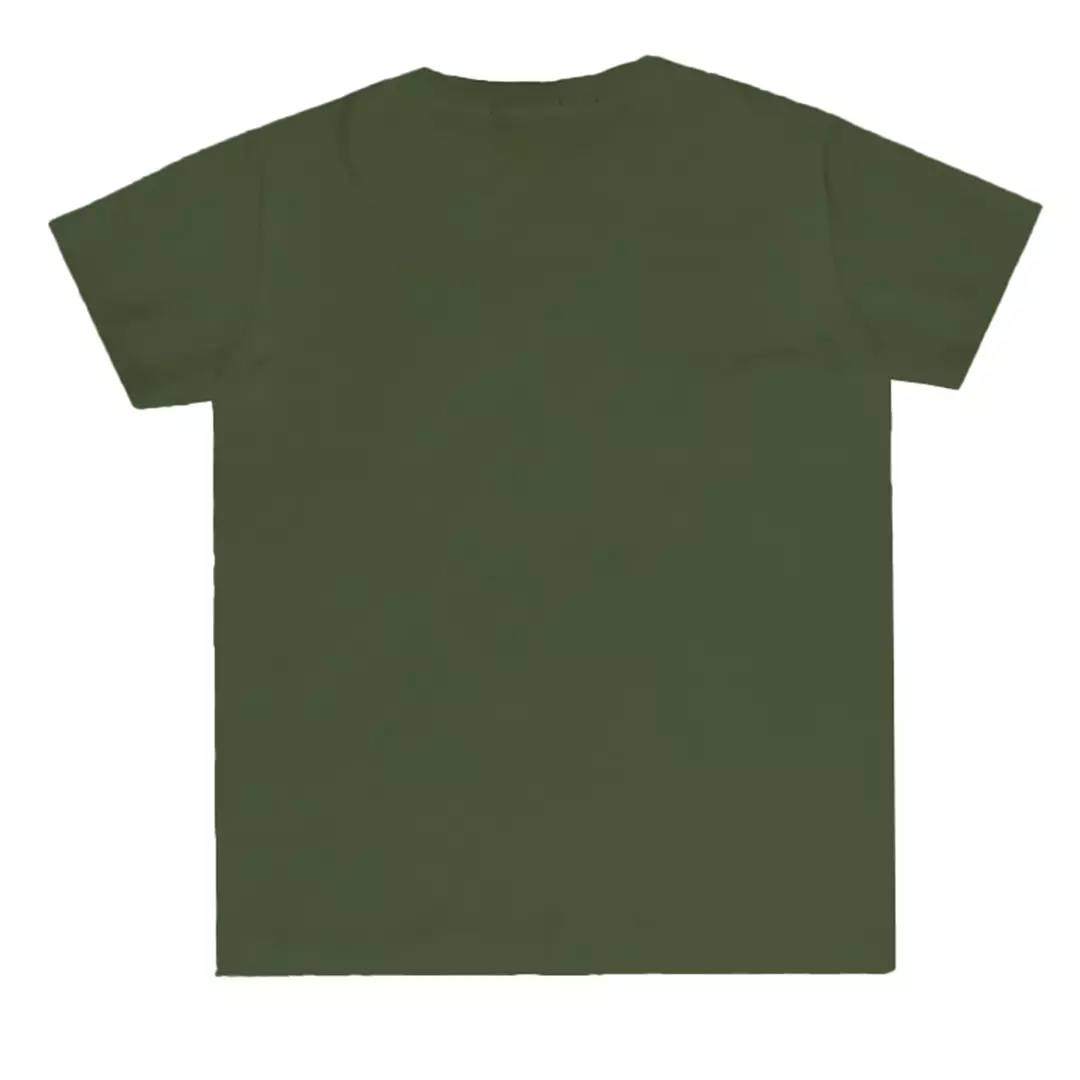 KU031 kaos anak boy girl polos hijau army