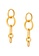 TOMEI TOMEI Drop Circles Earrings, Yellow Gold 916 (VXXHOE11819-1C) DE106ACF95E29CGS_2