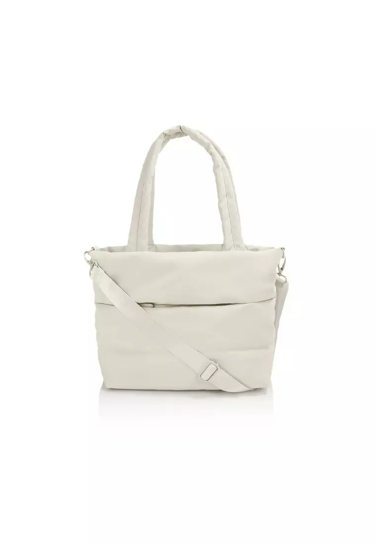 The Puffer Tote Bag - Off White