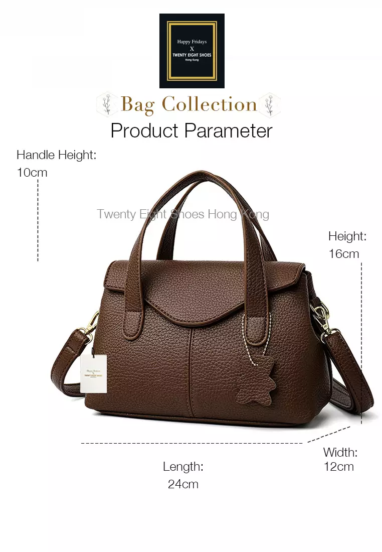 Faux Leather Three Way Flap Handbag JW HD-2834