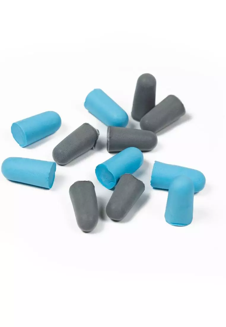 Crossing Soft Foam Earplugs 6 Pairs - Blue/Grey