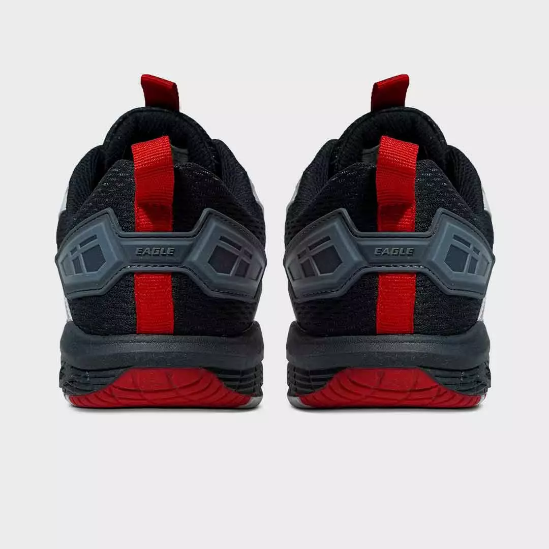 Eagle Sepatu Badminton Rally - MERAH/HITAM
