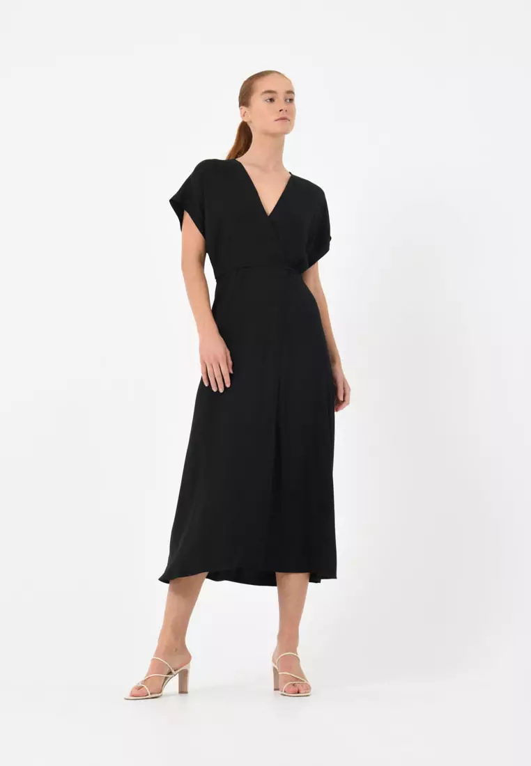 Maxi Dress Contempo Black Dresses Contempo Casuals Sz Vintage