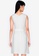 ZALORA BASICS white Sweetheart Neck Belted Fit & Flare Dress 95CF9AAD4D85D3GS_2