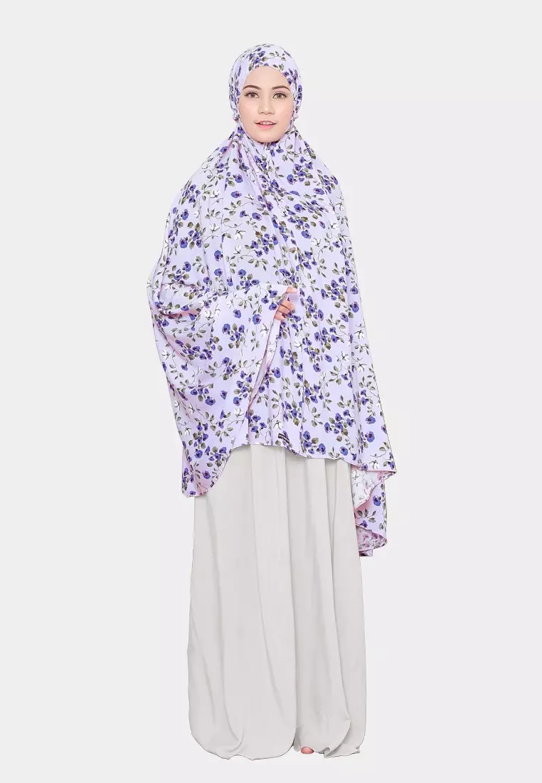 Namira Prayer Set Motif | Mukena Dewasa - Lavender
