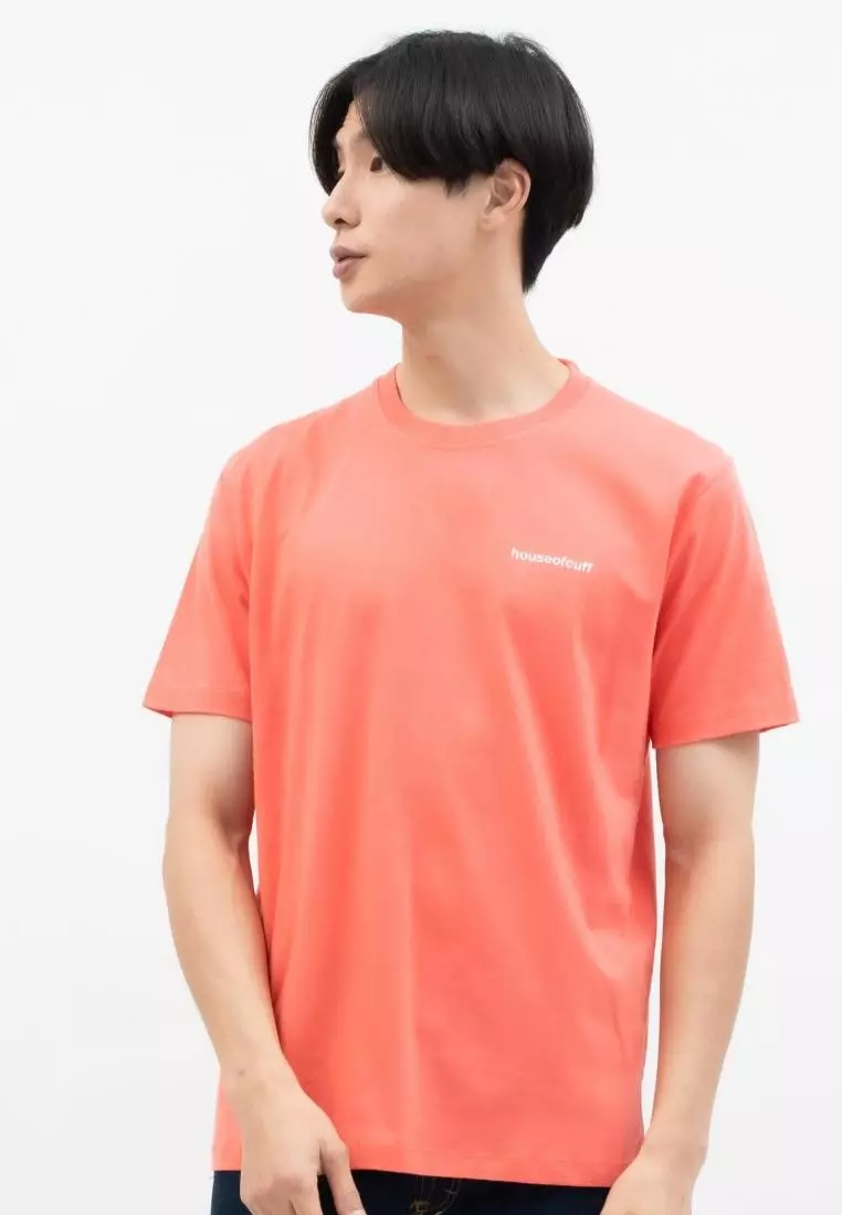Houseofcuff T-shirt Kaos Polos Pendek Coral Tersedia Size S - 4XL
