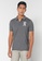 GIORDANO grey Men's 3D Lion Embroidered Stretch Pique Short Sleeve Polo 01011222 F411FAA7FD6EB1GS_1