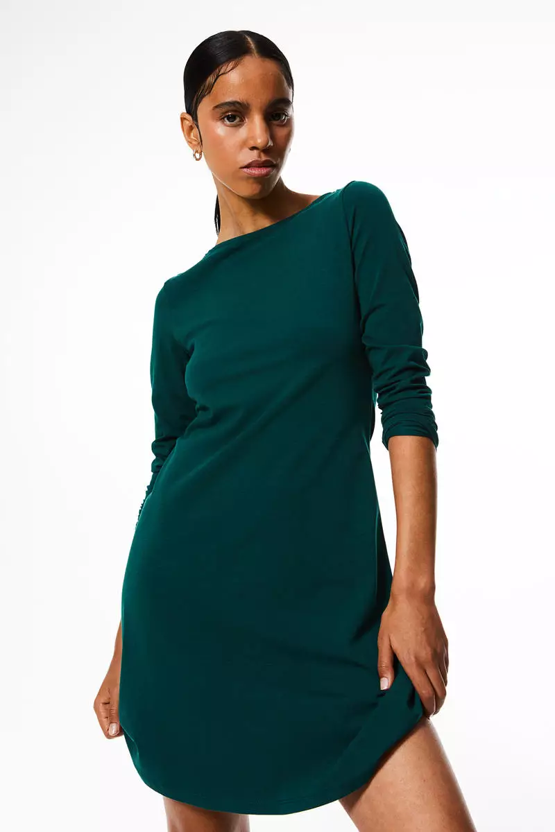 Buy H&M Flared-skirt jersey dress 2026 Online | ZALORA Philippines