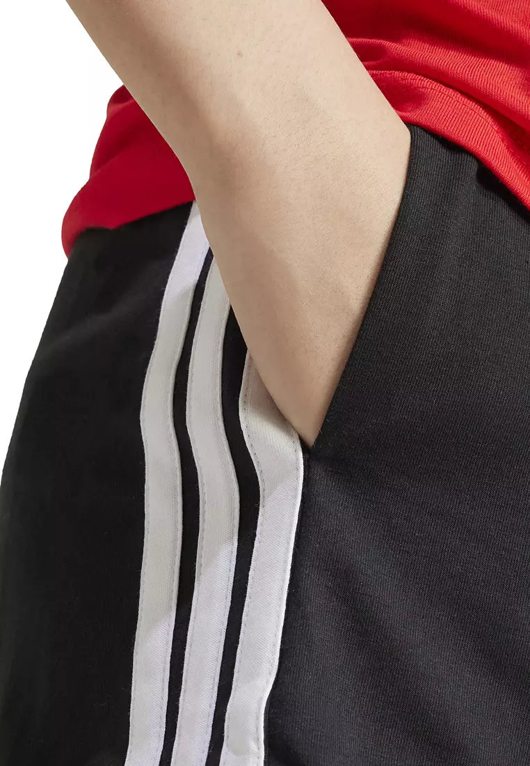 Essentials 3-Stripes Cotton Shorts