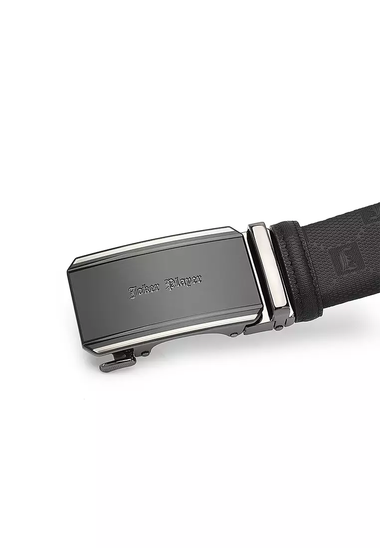 Gift Set - Leather RFID Wallet + 35mm Automatic Buckle Belt (禮盒 - 皮具錢包 + 腰帶) - 棕色 / 黑色