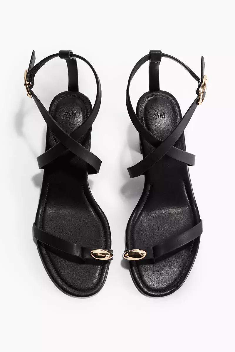 Block-heeled sandals