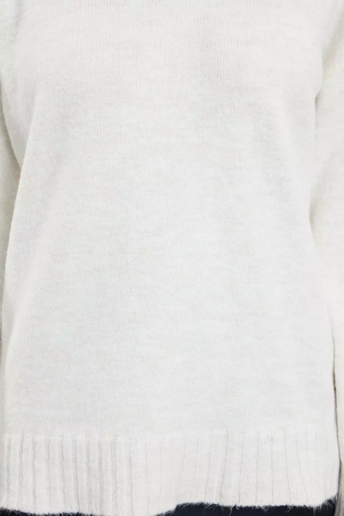 Boat Neck Slit Jumper