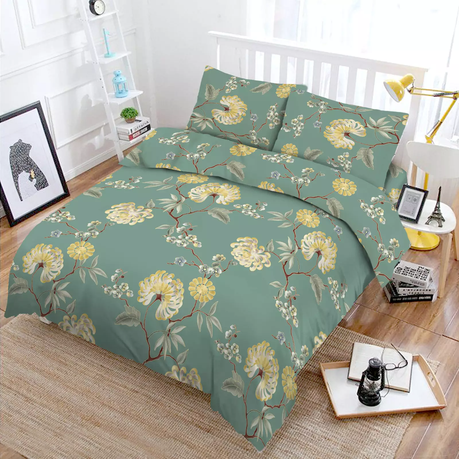 Jual Vito Vito Bedcover Set Bunga Aesthetic Ukuran Queen 160x200