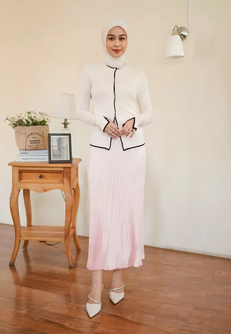 Emily Skirt - Soft Pink Midi
