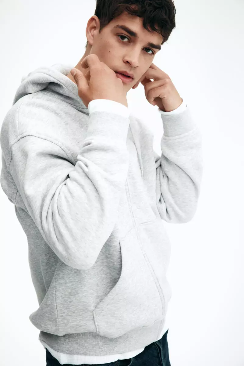 Loose  Fit Zip-through hoodie