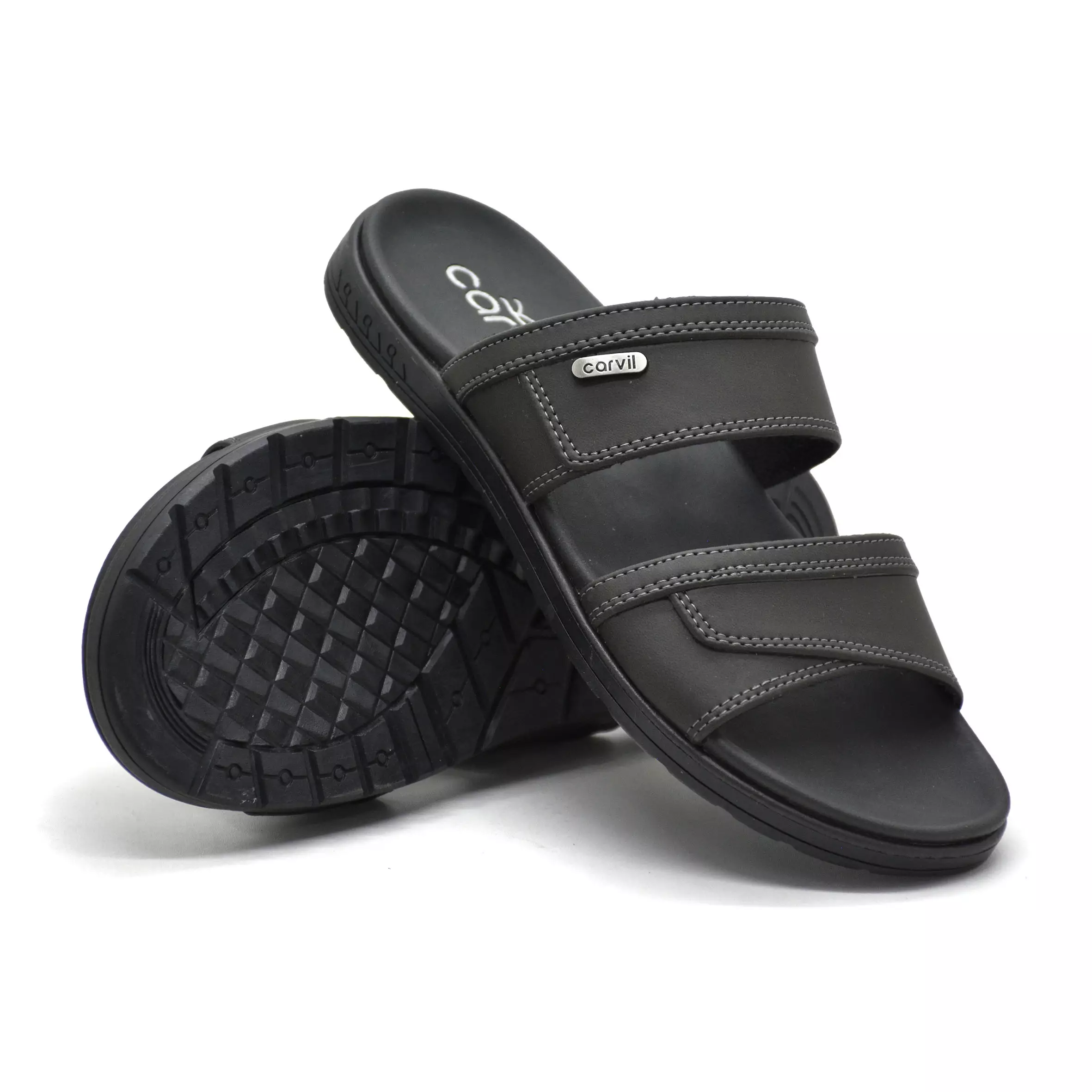 Carvil Sandal Pria Wigan-02 M Black