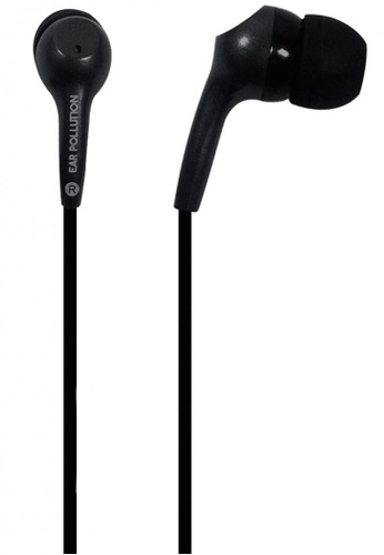 iFrogz black iFrogz Audio EarPollution Bolt Plus Earbuds With Mic – Black 83FD7ES21A780FGS_1