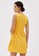 Love, Bonito yellow Maloni Tiered Mini Shift Dress 54517AAFE5B532GS_5