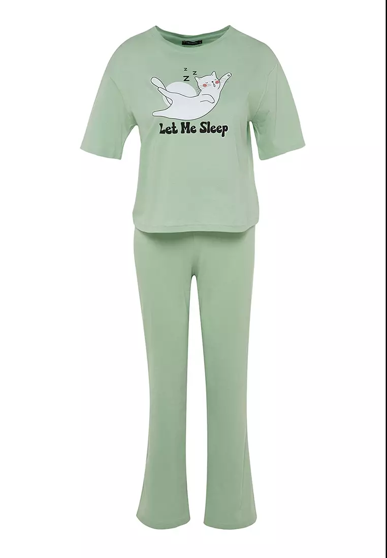 Graphic Pajamas Set