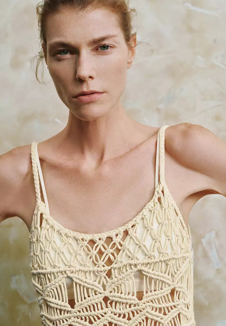 UR秋季新款女装度假波西米亚风流苏无袖针织衫UWH940070