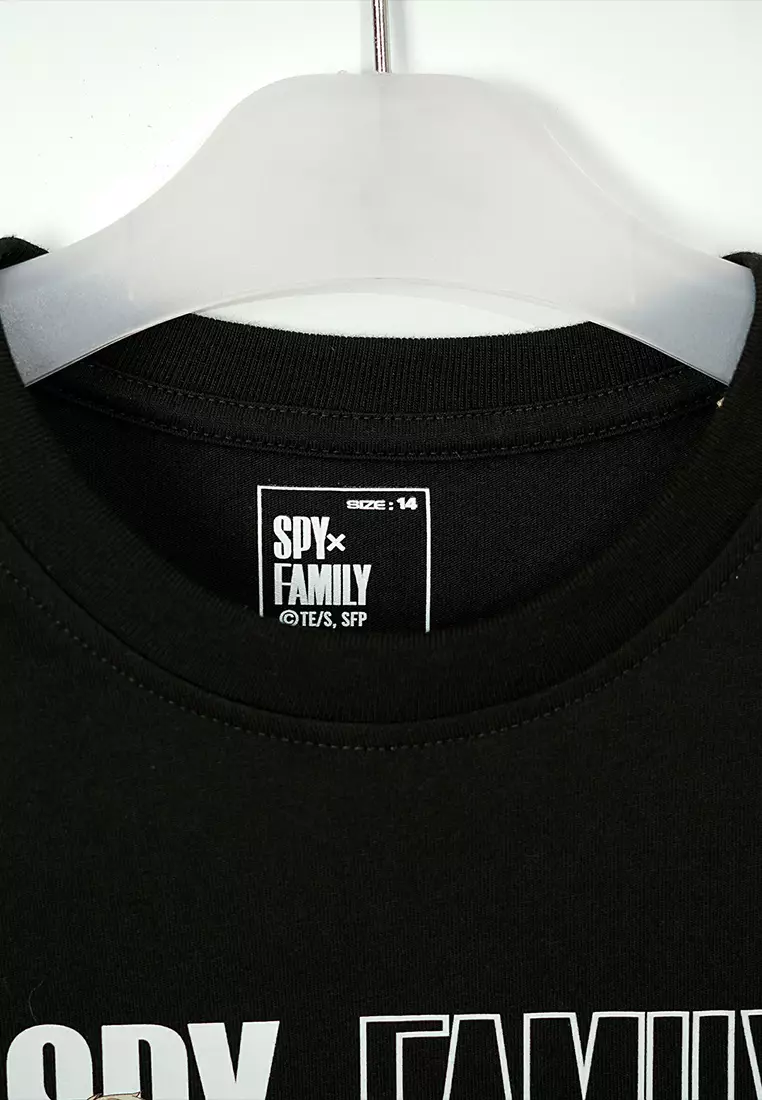 Cressida X SpyxFamily Kaos Kids Boy Black - YB244H