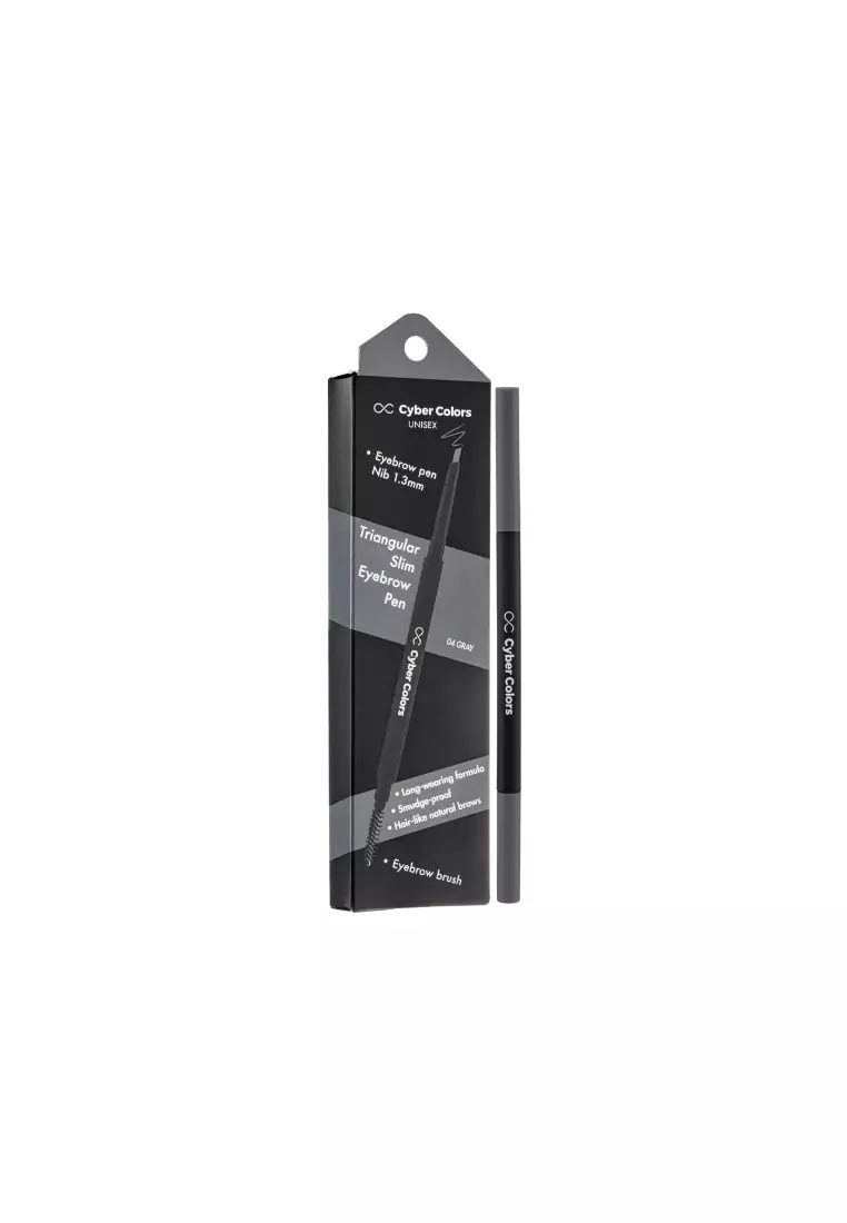 Cyber Colors Triangular Slim Eyebrow Pen #04 Gray