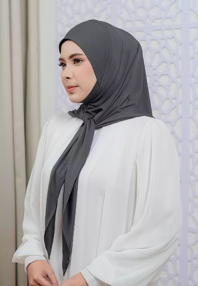 HIJAB INSTAN LUNA - DARK GREY