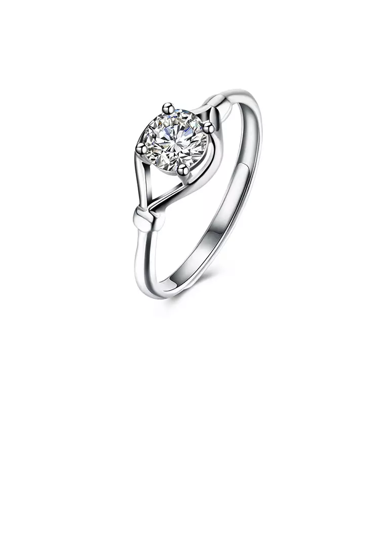 Buy Glamorousky 925 Sterling Silver Fashion Simple Hollow