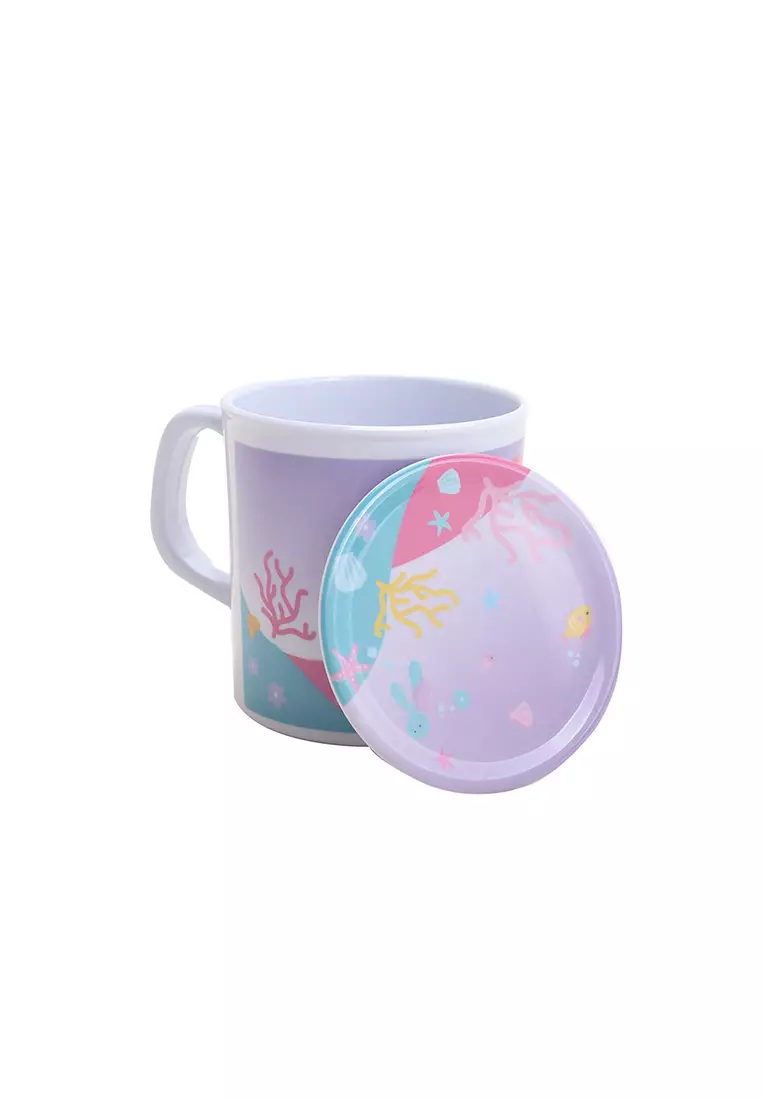 L.Blend Children Mug with Coaster 340ML Cleo The Mermaid