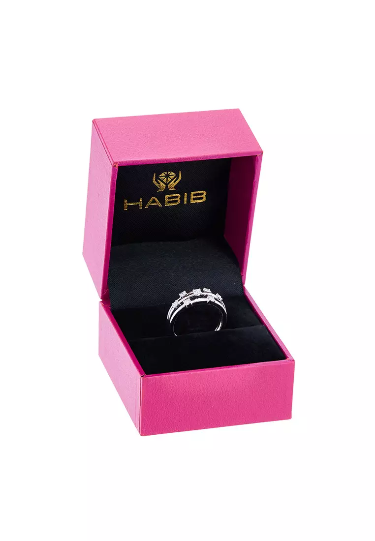 Buy HABIB HABIB CHIC | Claw Diamond Ring in 375/9K White Gold 261100324 ...