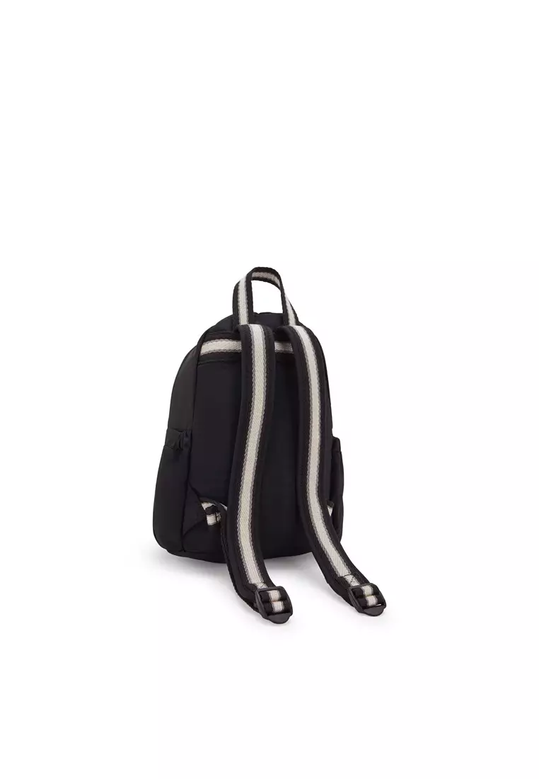 Delia Mini Backpacks Noir K Web Beige