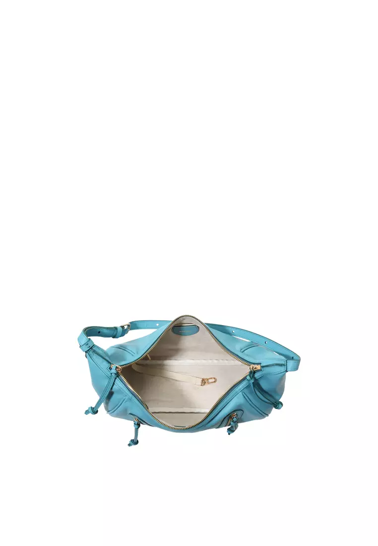 Ursula V11 2-Way Drape 小型單肩斜背袋 - 海洋