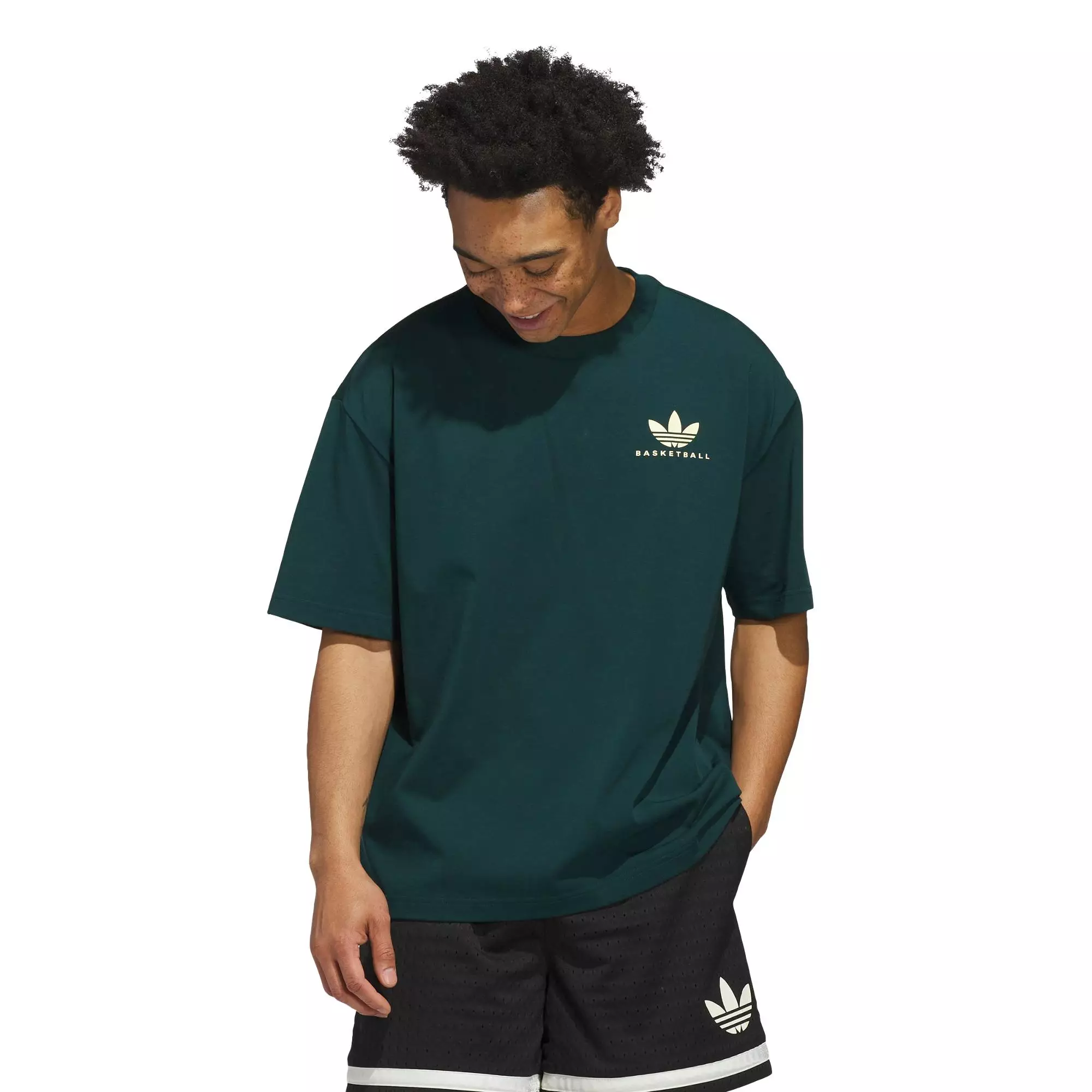 Basketball Worldwide Hoops GFX Tee Unisex Green JW6647