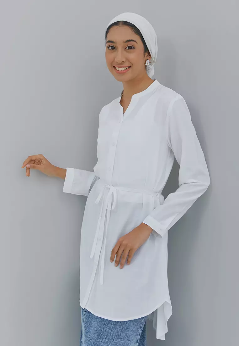 Baseera White Tunic (G.1715)