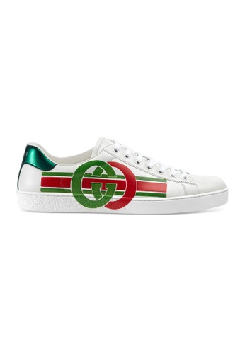 GUCCI Gucci Ace With Interlocking G Men's Sneakers in White 2023 | Buy GUCCI  Online | ZALORA Hong Kong