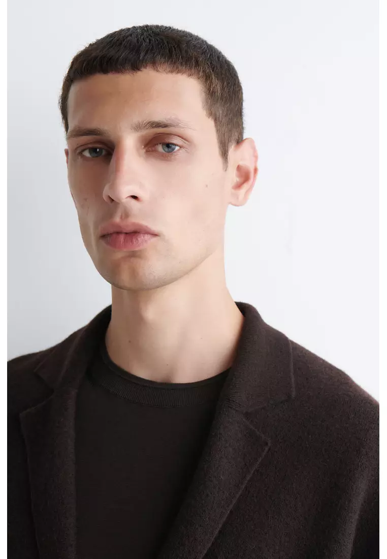 BOILED MERINO WOOL BLAZER