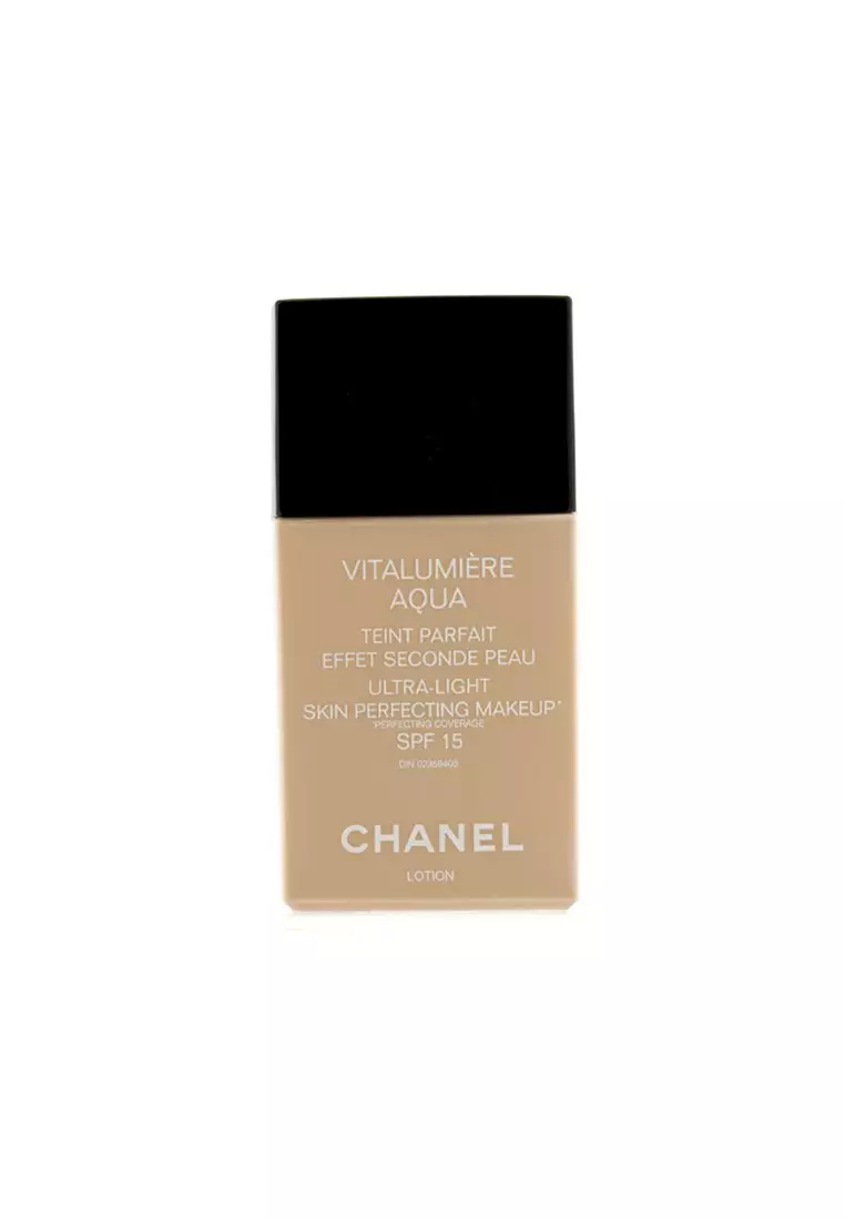 Chanel Vitalumiere Aqua Ultra-Light Skin Perfecting Makeup Foundation SPF  15 #10 Beige, 1 oz 