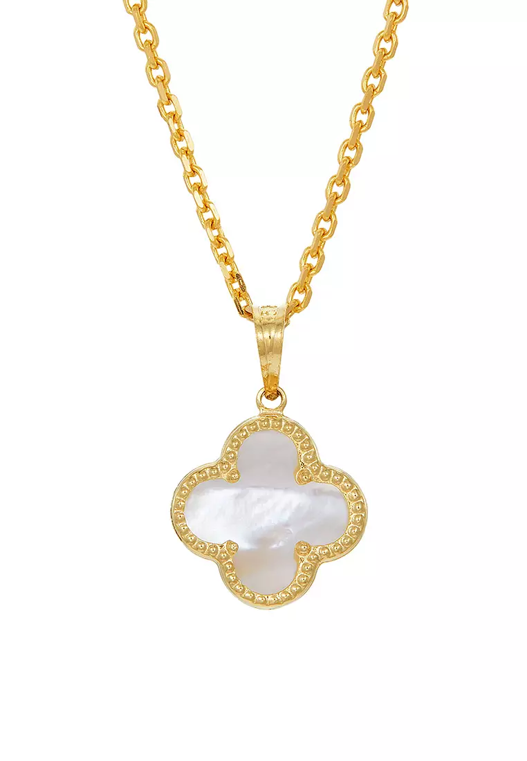 HABIB Mother of Pearl Pendant in 585/14K Yellow Gold YOP-1000