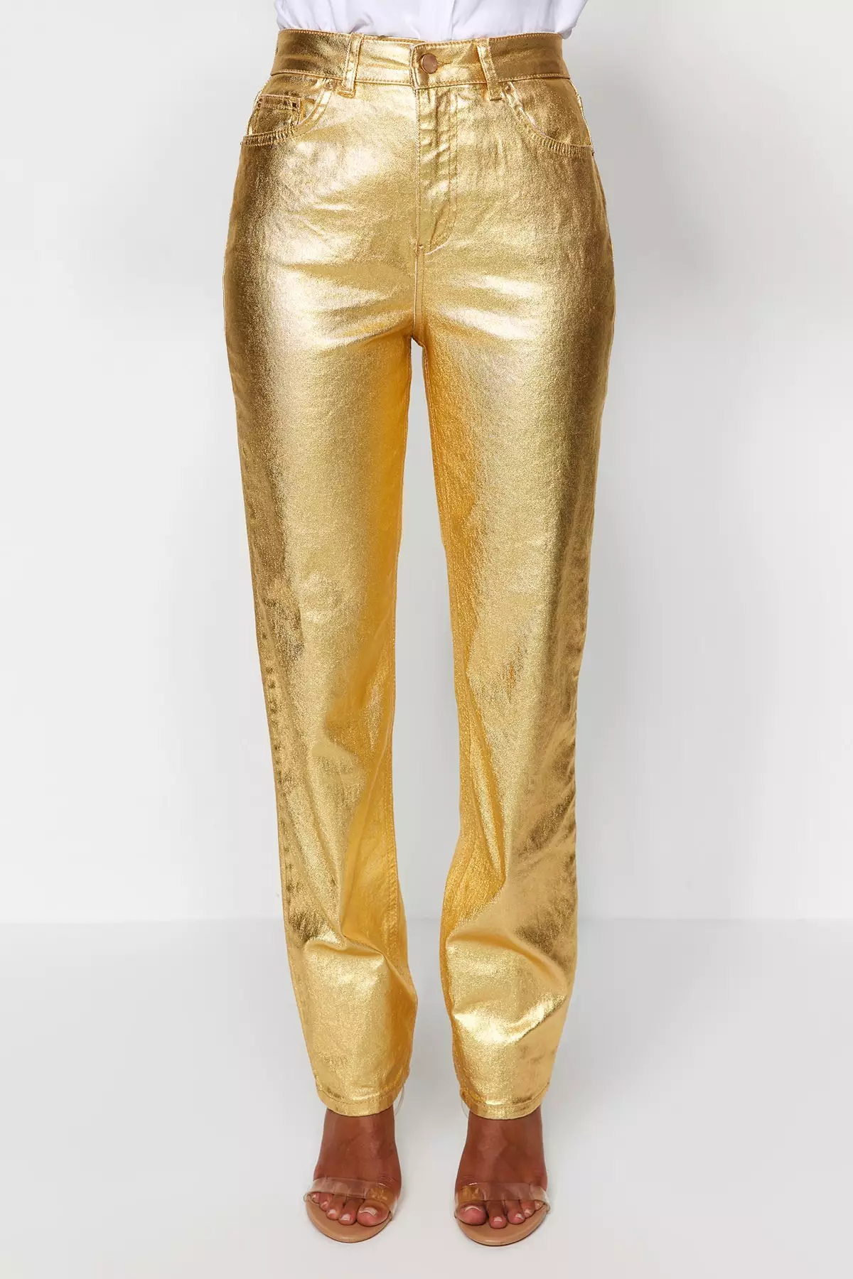 Gold joggers deals womens