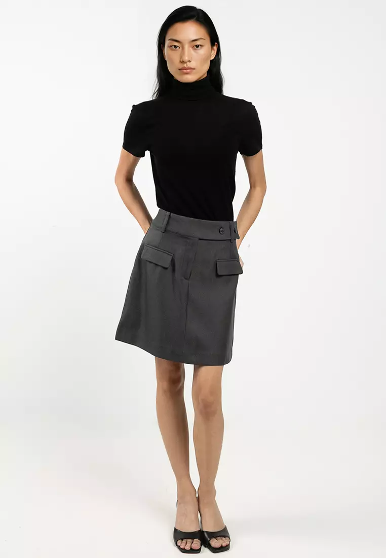 High Waist Short Skirt