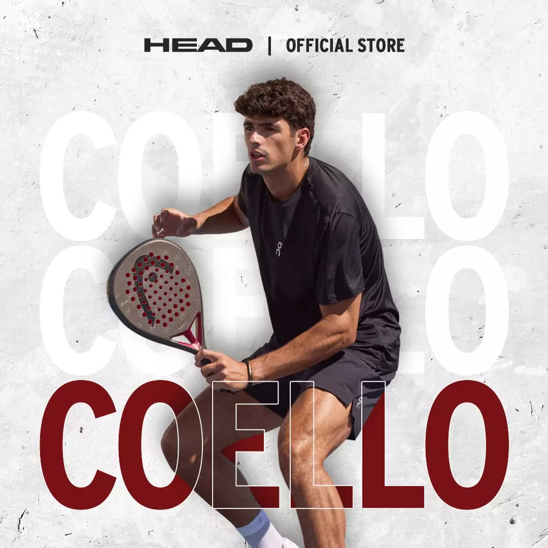 HEAD Padel Racket Coello Team 2026 (360G) 225056 - Raket Padel