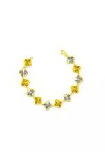 375/9K Gold - Design G (Two-Tone Gold)