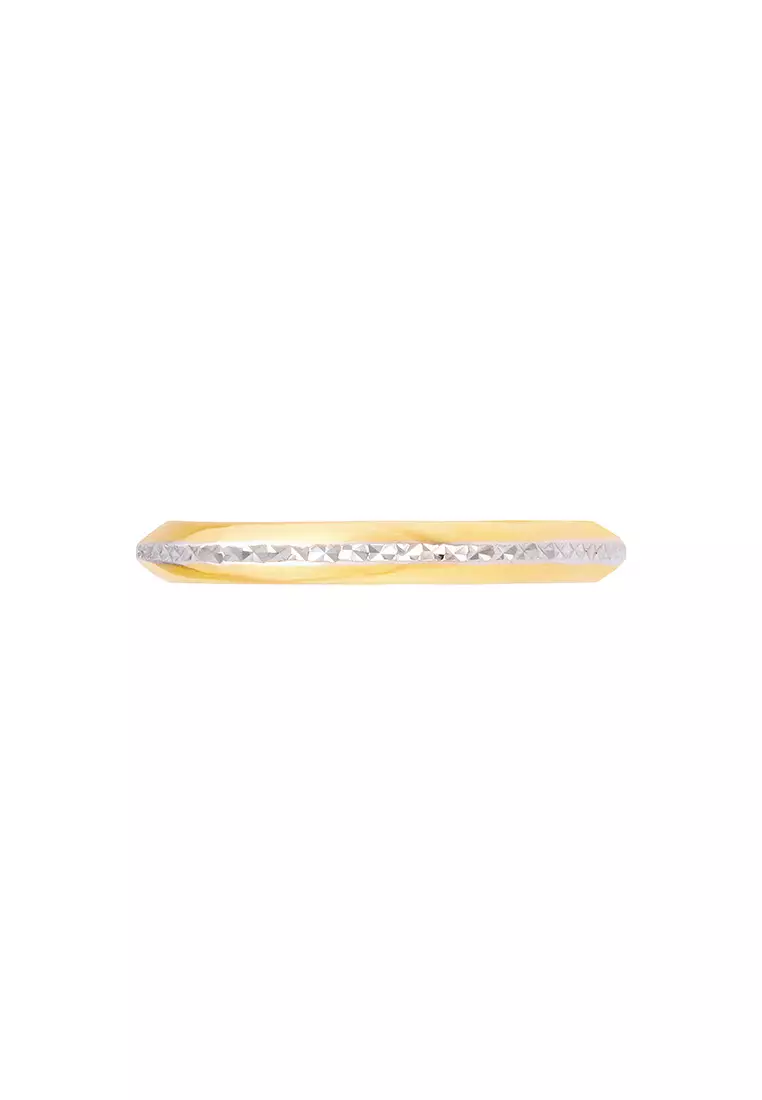 HABIB 916/22K Yellow and White Gold Ring R4984(1)