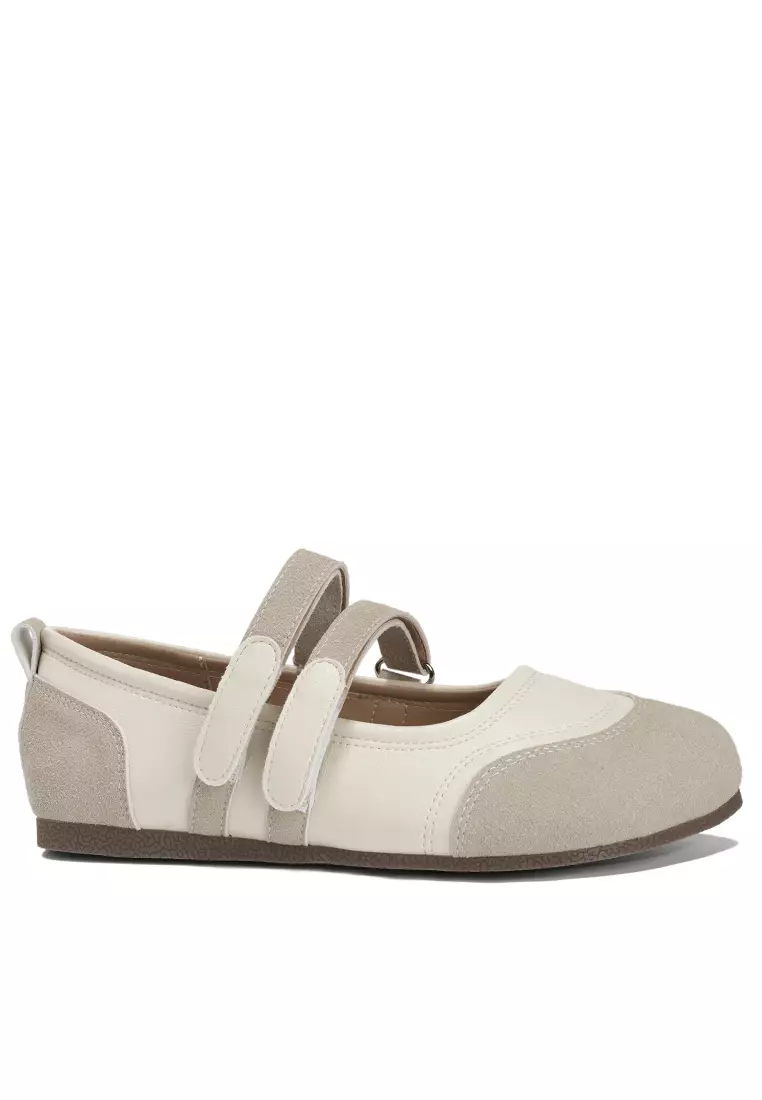 Discount on Twenty Eight Shoes  shoes - SKU: Color Matching Double Strap Mary Jane Shoes WW612-1
