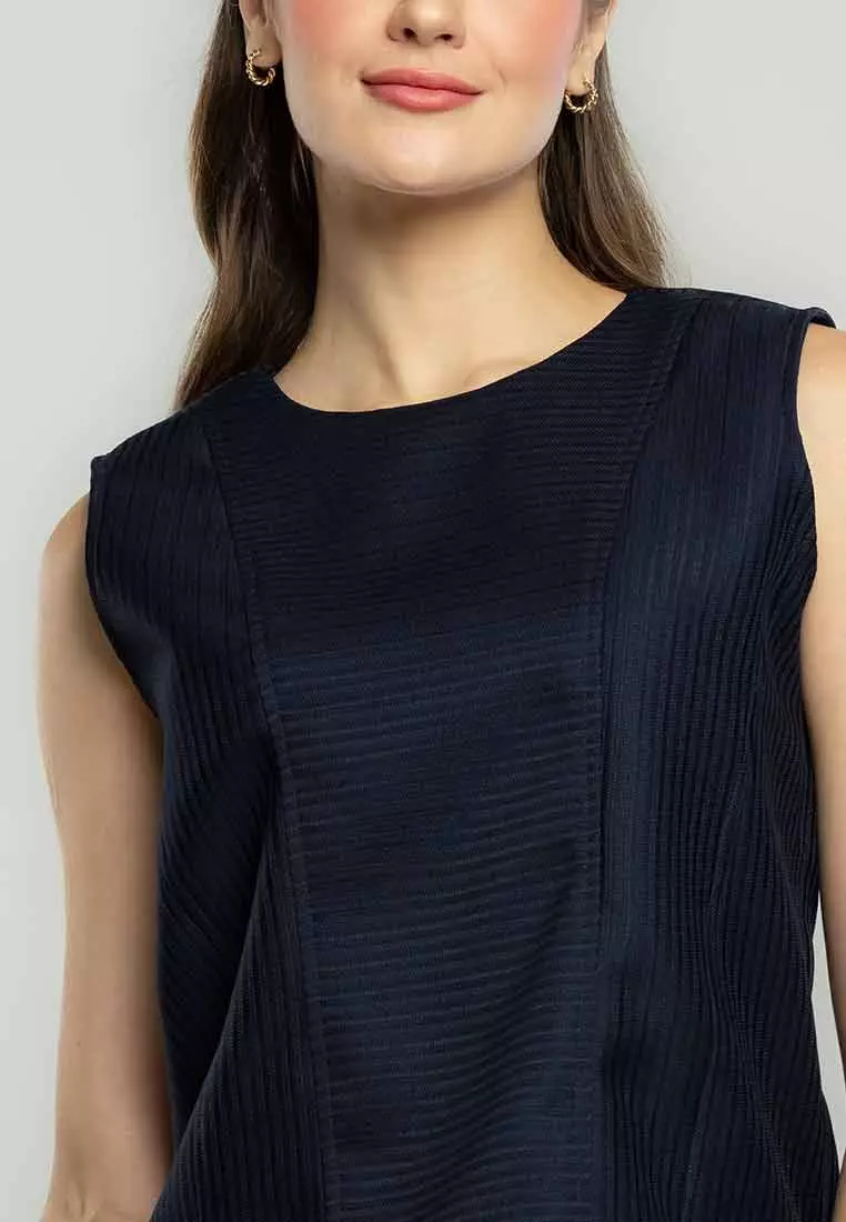 Whitney Textured Sleeveless Top